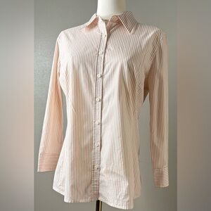 Merona Pink Striped Blouse